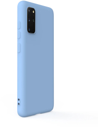 Husa Lemontti Silicon Soft Slim compatibila cu Samsung Galaxy S20 Plus Albastru 