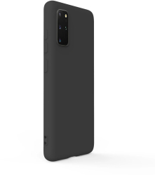 Husa Lemontti Silicon Soft Slim compatibila cu Samsung Galaxy S20 Plus Black 
