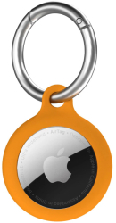 Husa Next One Silicone Key Clip pentru AirTag Orange 