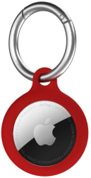 Husa Next One Silicone Key Clip pentru AirTag Red 