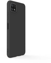 Husa Silicon Lemontti Soft Slim compatibil cu Samsung Galaxy A22 5G Black 