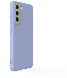 Husa Silicon Lemontti Soft Slim compatibil cu Samsung Galaxy S21 FE Lavender Gray 