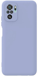 Husa Silicon Lemontti Soft Slim compatibila cu Xiaomi Redmi Note 10s 4G. Lavender Gray 
