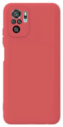 Husa Silicon Lemontti Soft Slim compatibila cu Xiaomi Redmi Note 10s 4G Santa Red 
