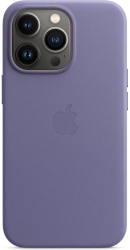 Husa de protectie Apple Leather Case with MagSafe pentru iPhone 13 Pro Wisteria 