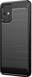 Husa de protectie Lemontti Carbon compatibila cu SAMSUNG Galaxy S20 Plus Negru 