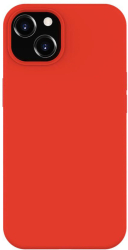 Husa de protectie Lemontti Liquid Silicon pentru iPhone 13 Red 