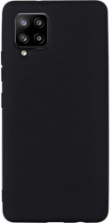 Husa de protectie Lemontti Silicon Silky Compatibila cu Samsung Galaxy A42 5G Negru