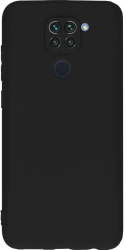Husa de protectie Lemontti Silicon Silky Xiaomi Redmi Note 9 Negru 