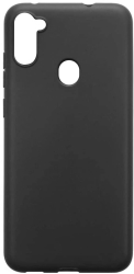 Husa de protectie Lemontti Silicon Silky pentru Samsung Galaxy A11 Negru 