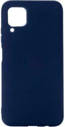 Husa de protectie Lemontti Silicon Silky pentru Samsung Galaxy A12 Navy 