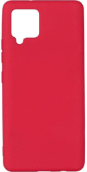 Husa de protectie Lemontti Silicon Silky pentru Samsung Galaxy A22 4G Rosu 