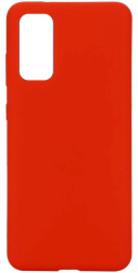 Husa de protectie Lemontti Silicon Silky pentru Samsung Galaxy S20 Rosu 