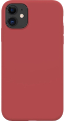 Husa de protectie Lemontti Silicon Soft Slim pentru Iphone 11 Santa Red 