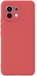 Husa de protectie Lemontti Silicon Soft Slim pentru Xiaomi Mi 11 Santa Red 