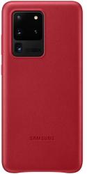 Husa de protectie Samsung Leather Cover pentru Galaxy S20 Ultra Red 