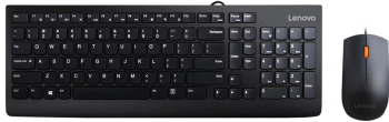 Kit mouse + tastatura Lenovo 300 Negru 