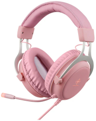 Căști gaming cu fir DELTACO GAMING PH85 multiplatforma PC/Xbox/PlayStation roz