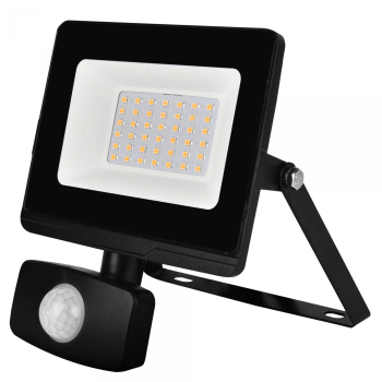 Proiector LED cu senzor de miscare Samus SLPR2810LM-30W-6500K-PIR 30 W 2810 LM Temperatura de culoare 6500K Clasa energetica E Durata de 