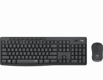 Set tastatura + mouse wireless Logitech 2.4 GHz Negru 