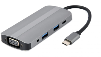 Stand notebook Gembird USB Type C Gri 