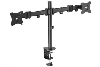 Suport de birou pentru 2 monitoare Digitus 17 inch - 27 inch Maxim 16 kg Negru