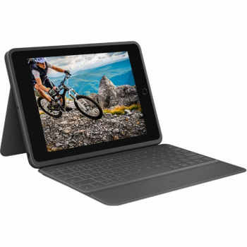 Tastatura Logitech Rugged Folio Graphite Smart Connector QWERTZ Germana 