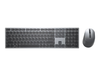 Tastatura cu mouse DELL KM7321W RF wireless + Bluetooth QWERTZ German Titanium Gri 