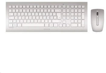 Tastatura fara fir Cherry DW 8000 + mouse optic ditributie germana Alb 
