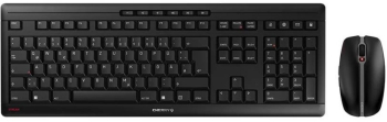 Tastatura pentru desktop CHERRY Stream Mouse inclus Wireless RF QWERTZ German Negru 