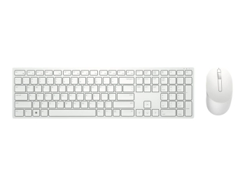 Tastatura si mouse DELL KM5221W-WH Wireless RF QWERTZ german Alb 