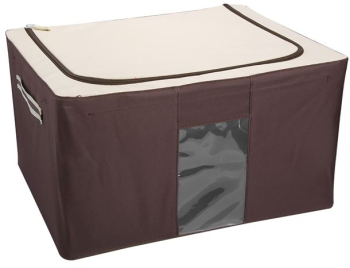 Husa de Depozitare cu Cadru Bej pentru Haine 50x40x28cm 