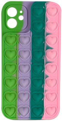 Husa Lemontti Heart Pop it compatibila cu iPhone 11 Multicolor 5 