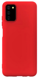 Husa Lemontti Silicon Soft Slim compatibila cu Samsung Galaxy A03s Red 