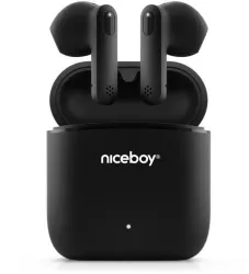 Casti audio in-ear Niceboy HIVE Beans True Wireless Bluetooth 5.0 Microfon asistent vocal control tactil IPX4 autonomie de pana la 20 