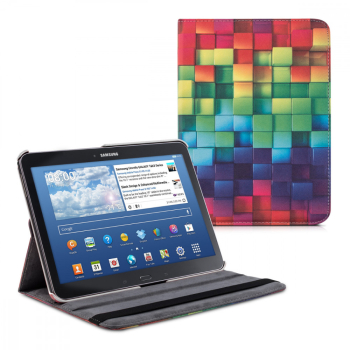 Husa pentru Samsung Galaxy Tab 4 10.1 T530 / Samsung Galaxy Tab 4 10.1 T5350 Piele ecologica Multicolor 24547.02 