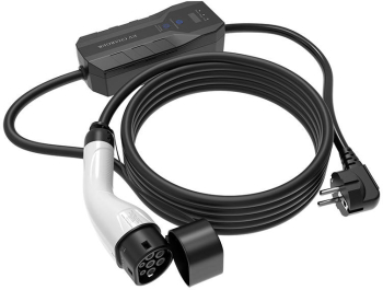Incarcator pentru vehicule electrice tip 2 3 5 Kw cu afisaj LCD alb 