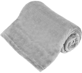 Patura Fleece Polar Material Moale si Pufos Cocolino Dimensiune 150x200 cm Culoare Gri