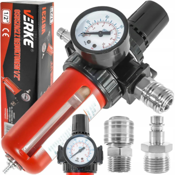 Reductor de presiune cu filtru de apa pneumatic 1/4 