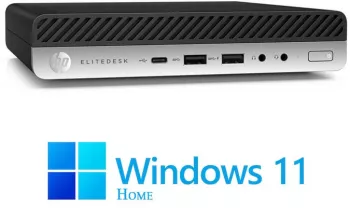 Mini PC HP EliteDesk 800 G4 Hexa Core i5-8500T 16GB DDR4 SSD Win 11 Home 