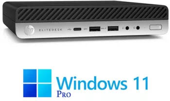 Mini PC HP EliteDesk 800 G4 Hexa Core i5-8500T 16GB DDR4 SSD Win 11 Pro 