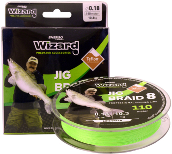 Fir textil L and K Jig Braid Lime Green Lungime 110m Diametru 0.15 mm Rezistenta 9.1 Kg 