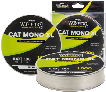 Fir Wizard Cat Mono XL Catfish Lungime 150m Diametru 1.00mm Rezistenta 61.5kg 