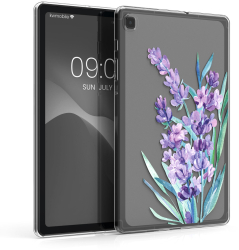 Husa kwmobile pentru Samsung Galaxy Tab S6 Lite Silicon Transparent/Multicolor 52242.06