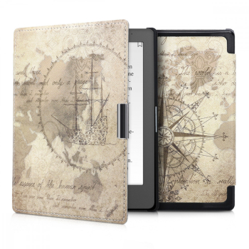 Husa pentru Kobo Aura Edition 1 Piele ecologica Maro 31484.26 