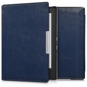 Husa pentru Kobo Aura H2O Edition 1 Piele ecologica Albastru 24415.17 