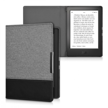 Husa pentru Kobo Aura H2O Edition 1 Textil Gri 39970.19 