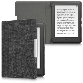 Husa pentru Kobo Glo HD / Touch 2.0 Textil Gri 43008.19 