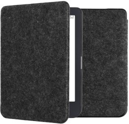 Husa pentru Tolino Shine 3 Textil Gri 46642.19 