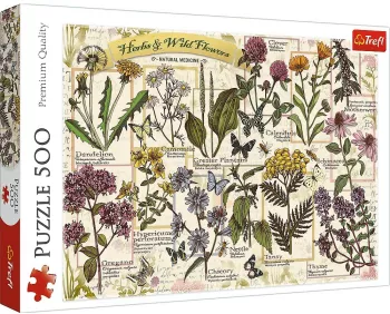 PUZZLE TREFL 500 PLANTE SI FLORI SALBATICE